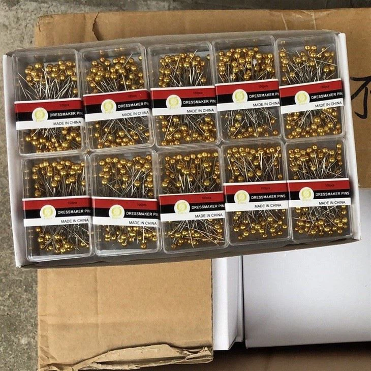 Gold Straight Pins