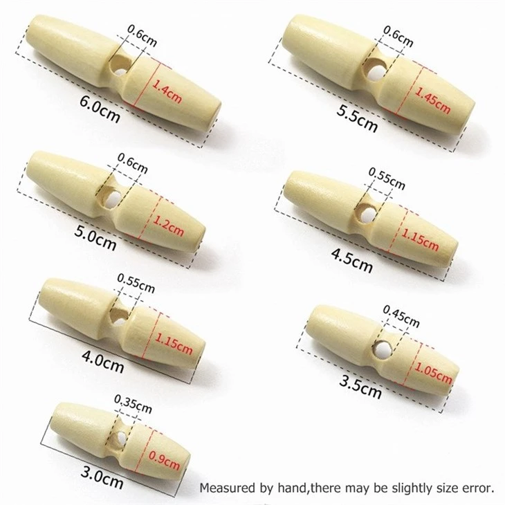 Wooden Toggle Buttons For Coats